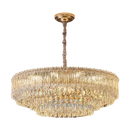 Ljojo Light Luxury Crystal Chandelier: French Modern, Simple Atmosphere for Living Room, Dining Room & Bedroom