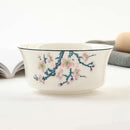 Ljojo 5-inch Bone Golden Bell Large Rice Bowl Noodle Bowl