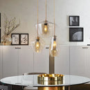Modern Glass LED Pendant Light Chandelier for Living Room - Ljojo