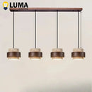 Ljojo Yellow Travertine Pendant Lamp Chandelier for Kitchen Island Restaurant Home Decor