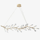 Ljojo LED Crystal Pendant Lights Modern Crystal Hanging Ceiling Lamps Dining Living Room