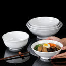 Ljojo Melamine Noodle Bowl Set - Japanese Style Ramen Bowls for Kitchen Tableware