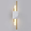 Green White Marble Wall Lamp Sconce for Living Room Bedroom by Ljojo