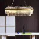 Chandelier Pendant Light - Luxury Crystal Ceiling Lamp for Bedroom - Ljojo