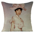 Audrey Hepburn Plush Cushion Cover by Ljojo - Home Decor Sofa Pillow Cover