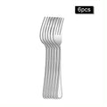 Ljojo 30-Piece Stainless Steel Cutlery Set - Ideal for Restaurants and Hotels