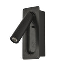 Ljojo Minimalist LED Wall Lamp: Modern Bedside Reading Light for Guest Room