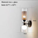 Clear Glass Wall Light Modern Bathroom Bedroom Sconce E27 G9 Ljojo Lighting Fixtures