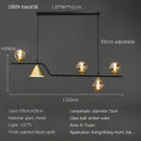 Nordic Glass Ball Pendant Lights: Long LED Chandeliers by Ljojo