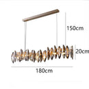 Ljojo Luxury Crystal Chandelier | Modern Dining Room Pendant Light Glowing with Elegance