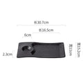 Ljojo Matte Ceramic Serving Plate Set for Molecular Cuisine and Sushi Dining