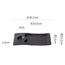Ljojo Matte Ceramic Serving Plate Set for Molecular Cuisine and Sushi Dining