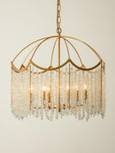 American Crystal Chandelier Bedroom Lamp French Luxury Tassel Designer Ljojo