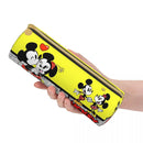 Ljojo Mickey Mouse Minnie Leather Pencil Case: Big Capacity Student School Gift