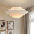 Nordic Creative Umbrella Fabric Led Pendant Lights for Living Dining Room by Ljojo