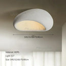 Cream Nordic Wabi Sabi LED Ceiling Light Chandelier for Bedroom Luxury Home Decor Lustre - Ljojo