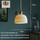 Ceramic Pendant Light Translucent White Retro Chinese Style for Restaurant & Bar by Ljojo
