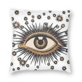 Evil Eye Black Art Cushion Cover Mystery Spirit Pillowcase by Ljojo