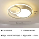 Minimalist Ring LED Ceiling Lamp for Bedroom | Modern Indoor Lighting Fixture by Ljojo