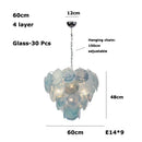 Modern Vintage Glass LED Pendant Light for Bedroom Living Room by Ljojo