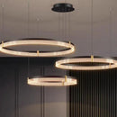 Black Acrylic LED Pendant Light for Home Decor by Ljojo