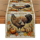 Fall Turkey Pumpkin Table Runner by Ljojo: Thanksgiving Dining Coffee Wedding Decor