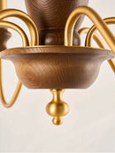 American Retro Candle Lamp French Living Room Chandelier Ljojo Lighting Fixtures