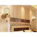 Ljojo LED Crystal Wall Lamp for Corridor Bedroom and Aisle Lighting