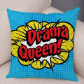 Ljojo Letters Print POP ART Pillowcase - Home Decor Cushion Cover
