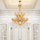 French Empire Copper Crystal Chandelier | Large Luxury Hanging Pendant Light by Ljojo