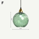 Ljojo Modern Glass Chandelier Nordic Lustre Led Pendant Light Glass Hanging Lamp