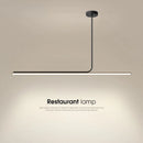 Ljojo Long Pendant Lamp: Modern Dining Hanging Lights for Office & Restaurant
