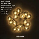 Modern Acrylic Plum Blossom Led Chandelier Ceiling Light - Home Decor by Ljojo