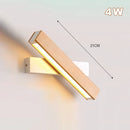 LED Solid wood wall lamp Modern bedroom bedside living room lighting by Ljojo