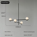 Modern Glass Ball Led Chandelier Luxury Designer Pendant Lamp for Bedroom Living Room by Ljojo