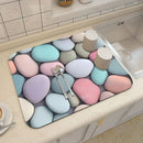 Ljojo 3D Visual Effect Drain Mat - Absorbent, Non-Slip, Anti-Mildew Kitchen Tableware Mat