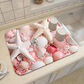 Ljojo 3D Visual Effect Drain Mat - Absorbent, Non-Slip, Anti-Mildew Kitchen Tableware Mat