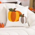 Embroidered Pumpkin Halloween Pillowcase by Ljojo - Cotton Throw Cushion Cover