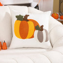 Embroidered Pumpkin Halloween Pillowcase by Ljojo - Cotton Throw Cushion Cover