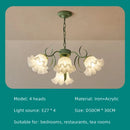 Ljojo French Retro Style Led Bedroom Chandelier Wall Lamp Cream Flower Creative Design