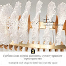 Ljojo Modern Acrylic Chandeliers LED Pendant Lights for Living Dining Room