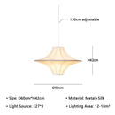 Japanese Wabi Sabi Spaceship Silk Pendant Light Chandelier Home Decor by Ljojo