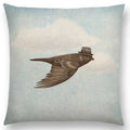 Cute Ghost Sailboat Whale Diver Cushion Cover by Ljojo