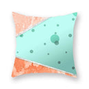 Geometric Marble Print Cushion Cover 45x45cm for Home Decor by Ljojo