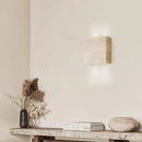 Ljojo LED Wall Lamps with Yellow Stone Lampshade for Indoor Lighting