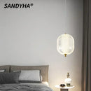 Bedside Bedroom LED Chandelier Pendant Lighting by Ljojo - Modern Nordic Style dining room home decor