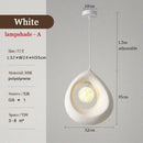 Ljojo Minimalist Led Pendant Light Retro Restaurant Chandelier for Living Room