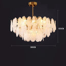 Ljojo Luxury Cloud Glass Chandelier for Living Room and Bedroom