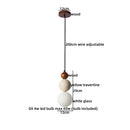 Natural Wood Wabi-sabi LED Pendant Lights Japan for Master Bedroom Hotel Bar Island Chandelier by Ljojo