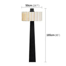 Nordic LED Floor Lamp Fabric Art Light for Home Decoration by Ljojo